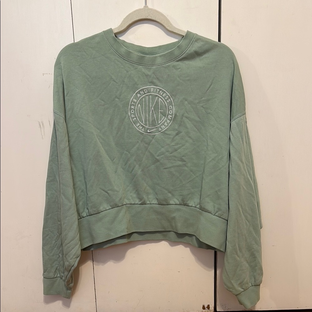 Nike Women's Green Sweatshirt